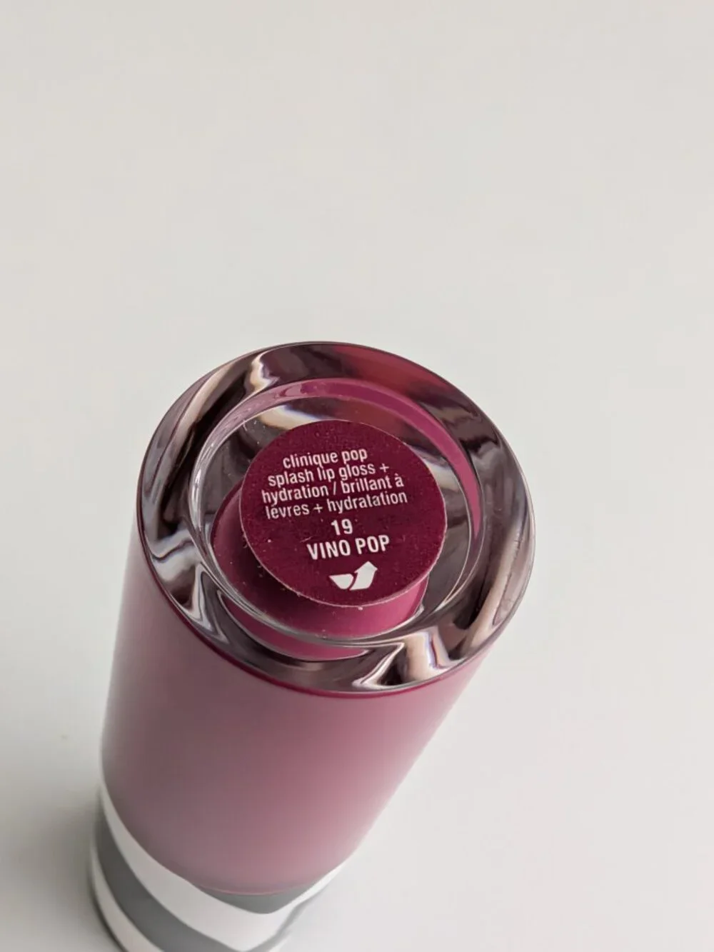 Clinique Pop Splash Lip Gloss Plus Hydration 19 Vino Pop New without Box